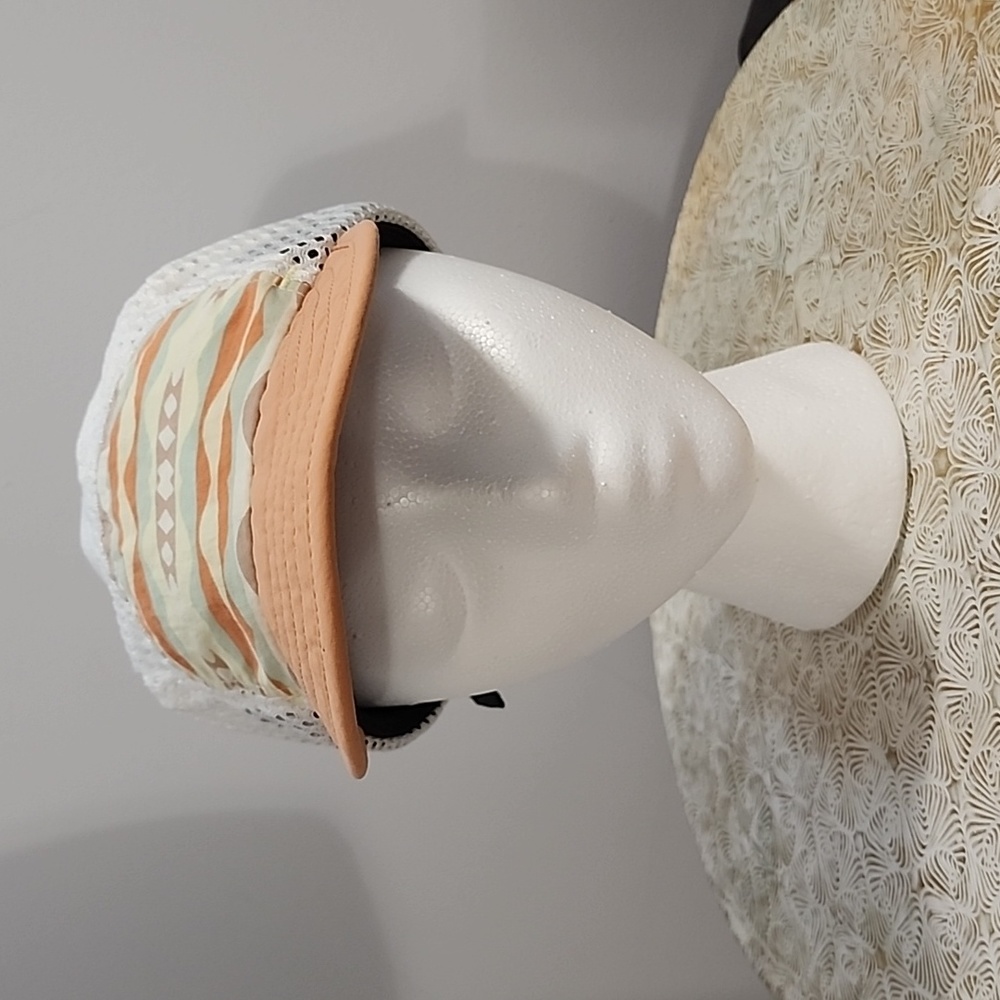 Patagonia mesh 5 pannel hat o/s orange pattern